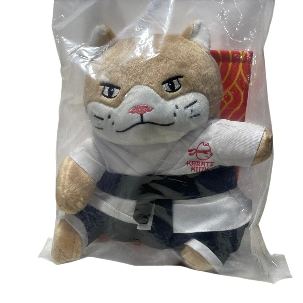 Cat Karate Kitty Puppet Wrestling Puppet w/Proactive Forearm‎ Sleeve NEW sealed